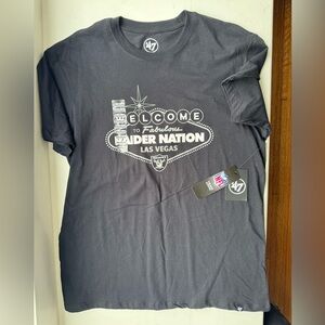 ‘47 Men Las Vegas Raiders TShirt Size M NWT